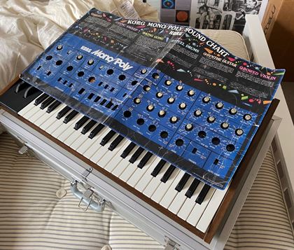 Korg-Mono/Poly w/ original Korg case etc